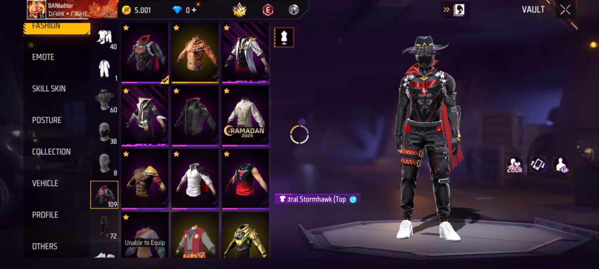 اکانت فری فایر کد 3047 3