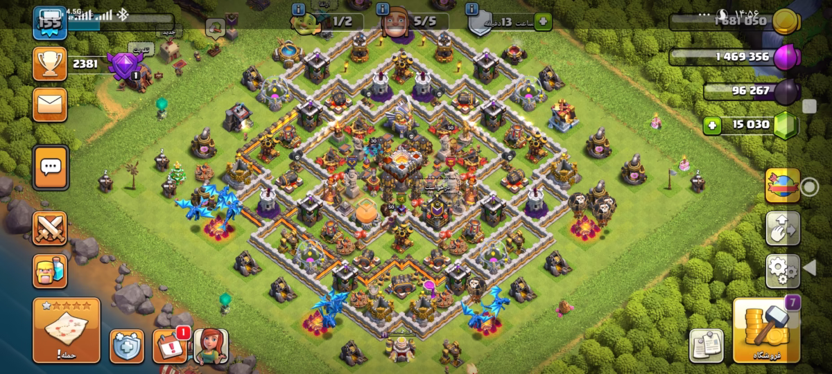 Screenshot_۲۰۲۵-۰۸-۱۷-۱۴-۵۶-۲۷-۰۴۲_com.supercell.clashofclans اکانت کلش اف کلنز تاون هال 11 کد 2025