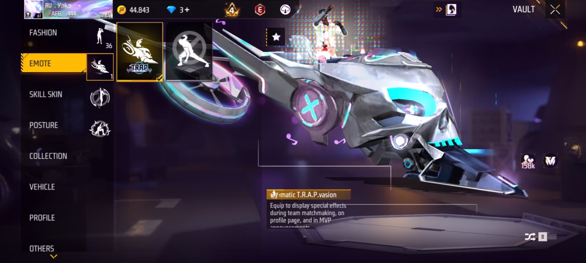 اکانت فری فایر کد 3055 4