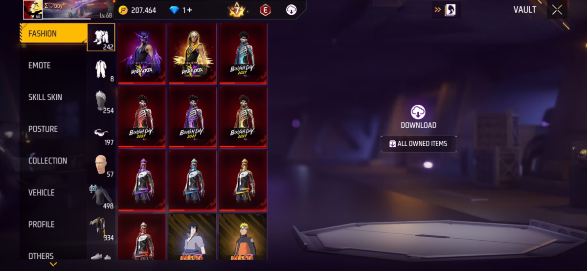 اکانت فری فایر کد 3048 3