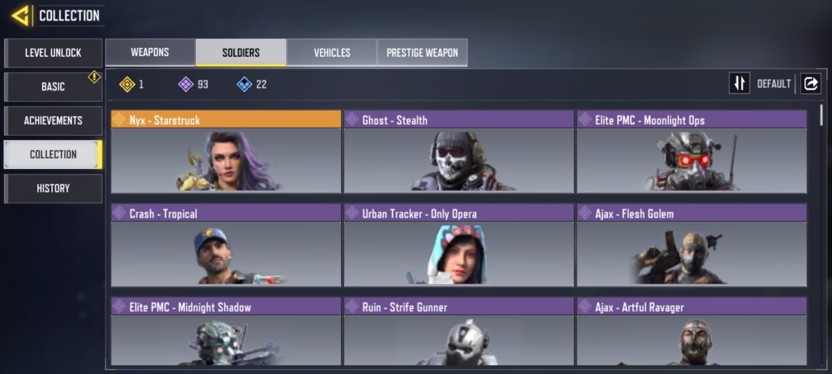 اکانت کالاف دیوتی موبایل کد 1307 3