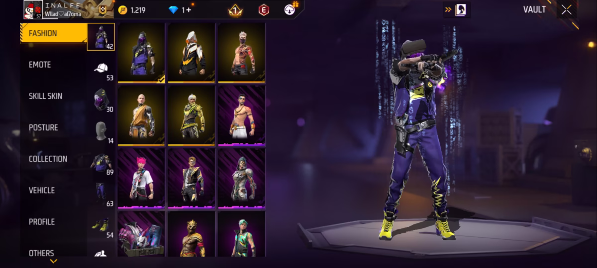 اکانت فری فایر کد 3058 3