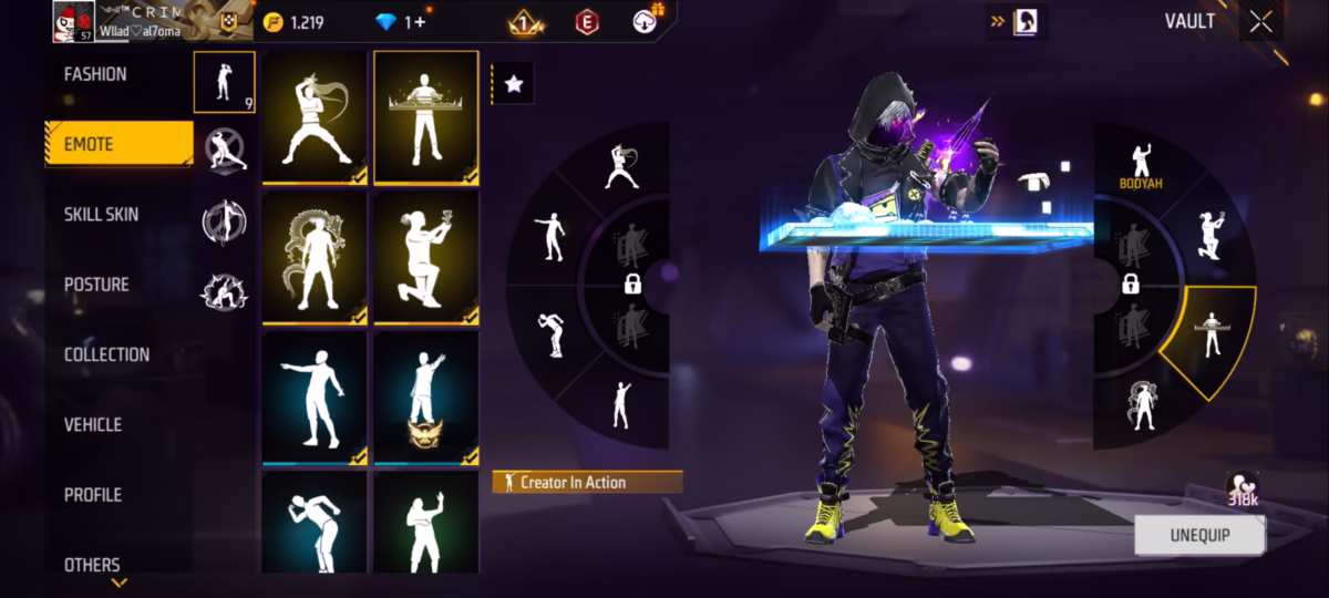 اکانت فری فایر کد 3058 4