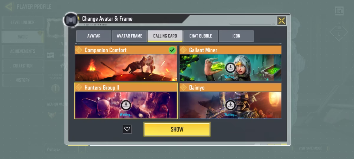 اکانت کالاف دیوتی موبایل کد 1319 4