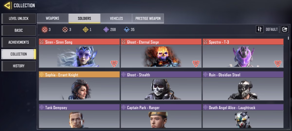 اکانت کالاف دیوتی موبایل کد 1368 4