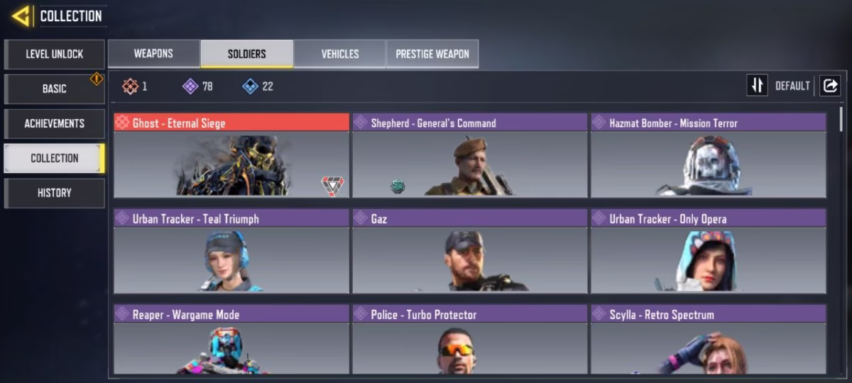 اکانت کالاف دیوتی موبایل کد 1421 - تصویر 3