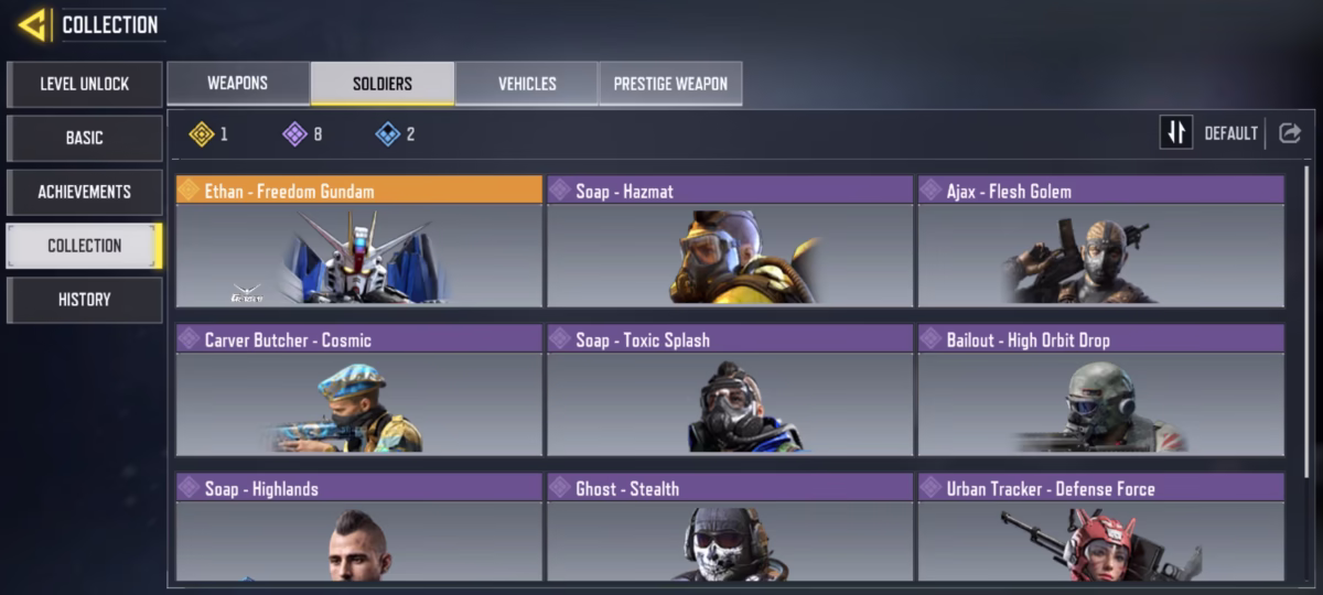 اکانت کالاف دیوتی موبایل کد 1413 - تصویر 3