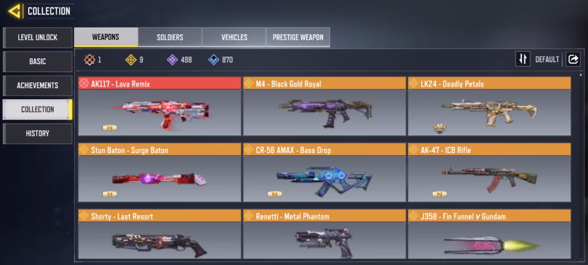 اکانت کالاف دیوتی موبایل کد 1425 - تصویر 2