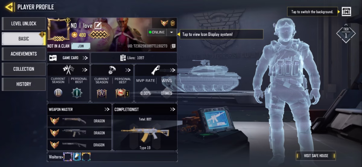 اکانت کالاف دیوتی موبایل کد 1378 - تصویر 4