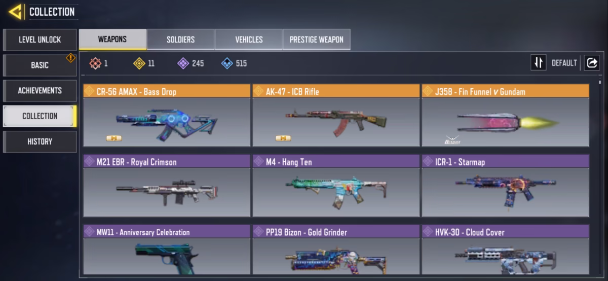 اکانت کالاف دیوتی موبایل کد 1380 - تصویر 3