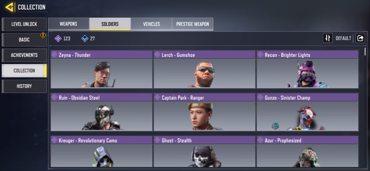 اکانت کالاف دیوتی موبایل کد 1380 - تصویر 4