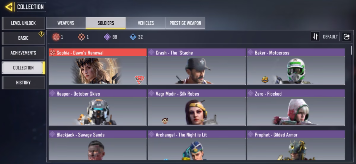 اکانت کالاف دیوتی موبایل کد 1383 - تصویر 3