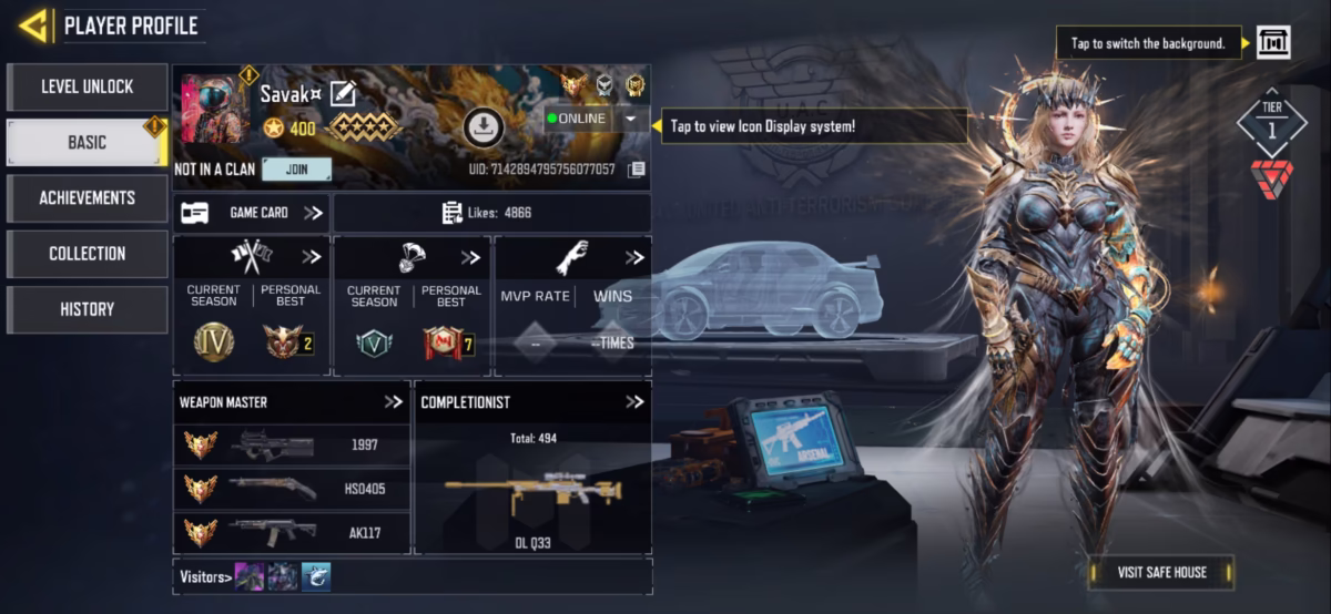 اکانت کالاف دیوتی موبایل کد 1383 - تصویر 4