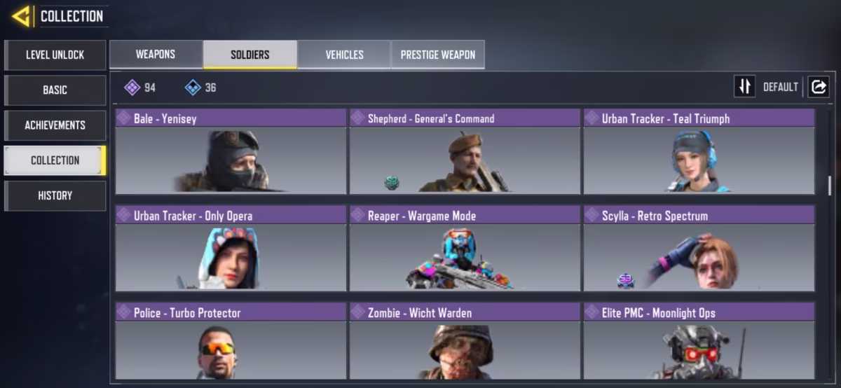 اکانت کالاف دیوتی موبایل کد 1400 - تصویر 3