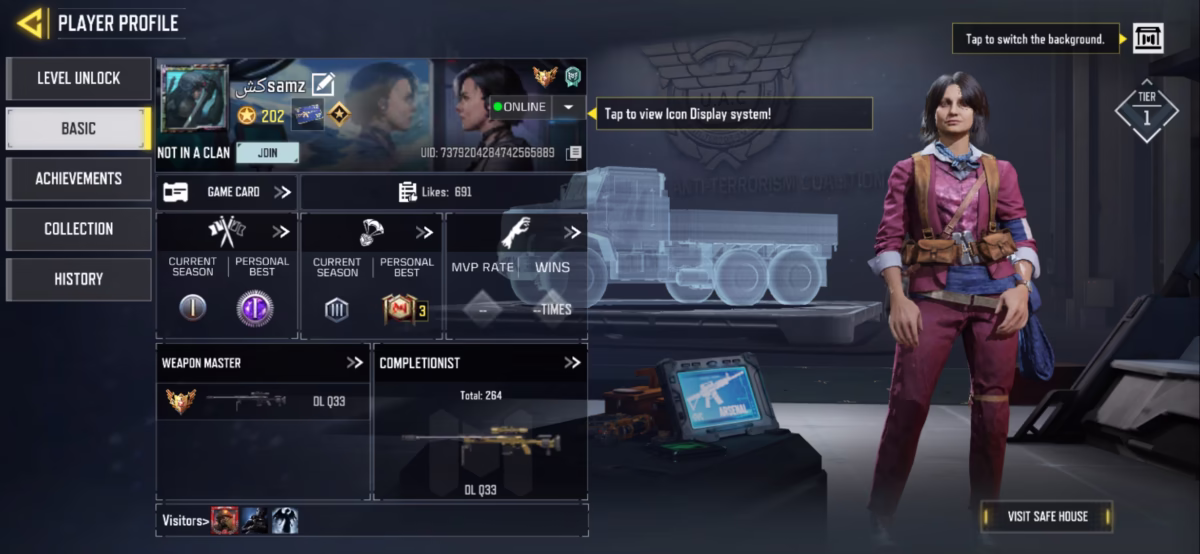 اکانت کالاف دیوتی موبایل کد 1472 - تصویر 4