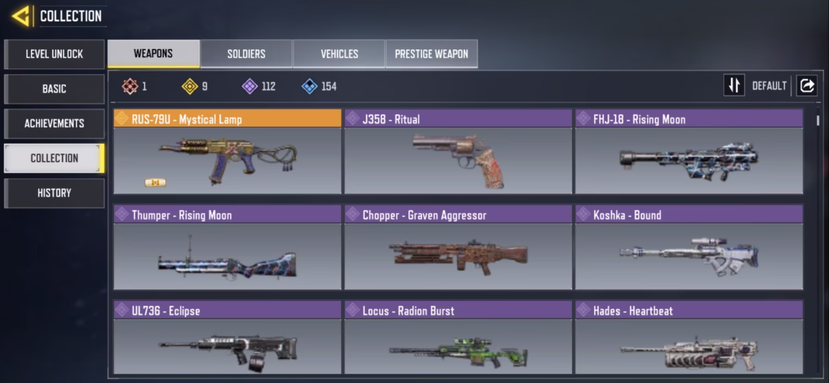 اکانت کالاف دیوتی موبایل کد 1503 - تصویر 3