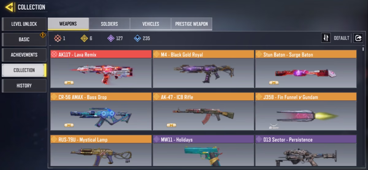 اکانت کالاف دیوتی موبایل کد 1505 - تصویر 2