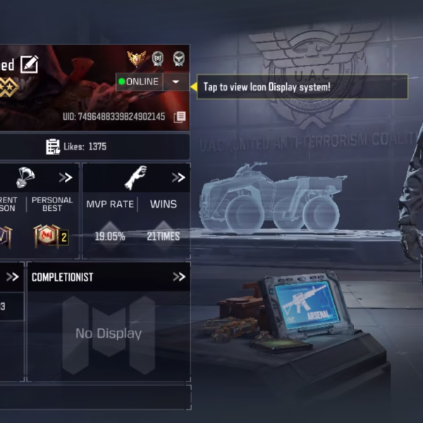 اکانت کالاف دیوتی موبایل کد 1501