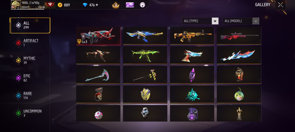 اکانت فری فایر کد 3072 - تصویر 2