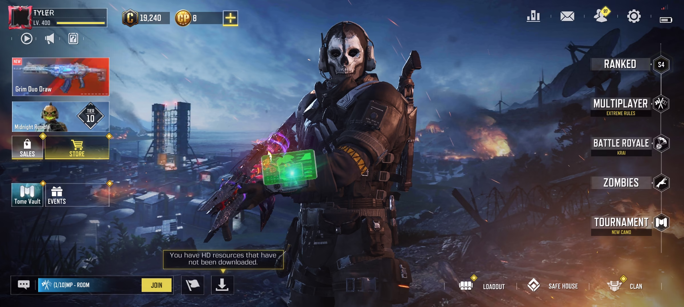 Screenshot_۲۰۲۵-۱۰-۲۱-۲۱-۱۴-۵۱-۱۳۳_com.activision.callofduty.shooter اکانت کالاف دیوتی موبایل کد 1488 - تصویر 1