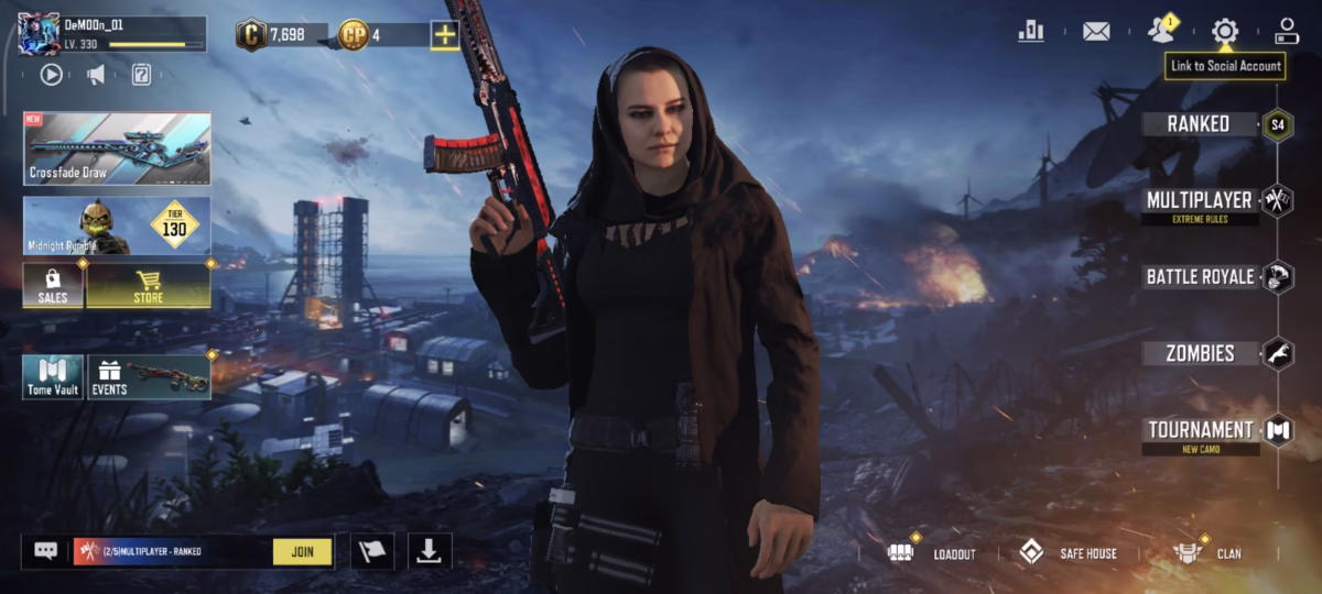 Screenshot_۲۰۲۵-۱۰-۲۶-۲۳-۰۰-۱۱-۲۶۹_com.activision.callofduty.shooter اکانت کالاف دیوتی موبایل کد 1486 - تصویر 1