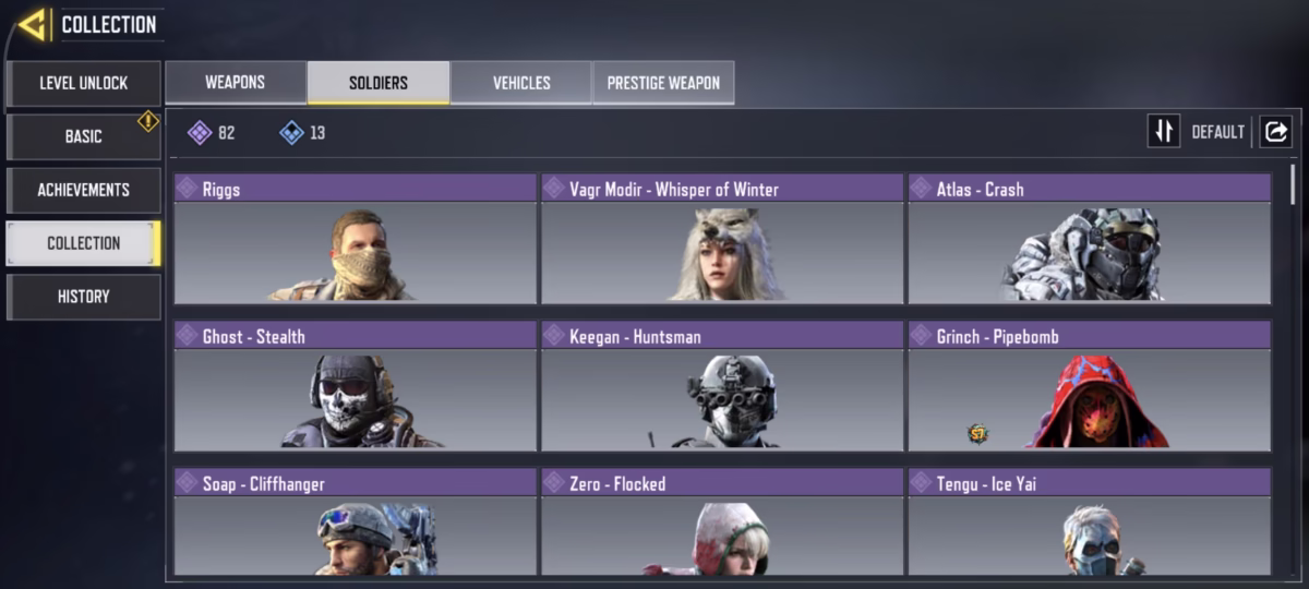 اکانت کالاف دیوتی موبایل کد 1486 - تصویر 3