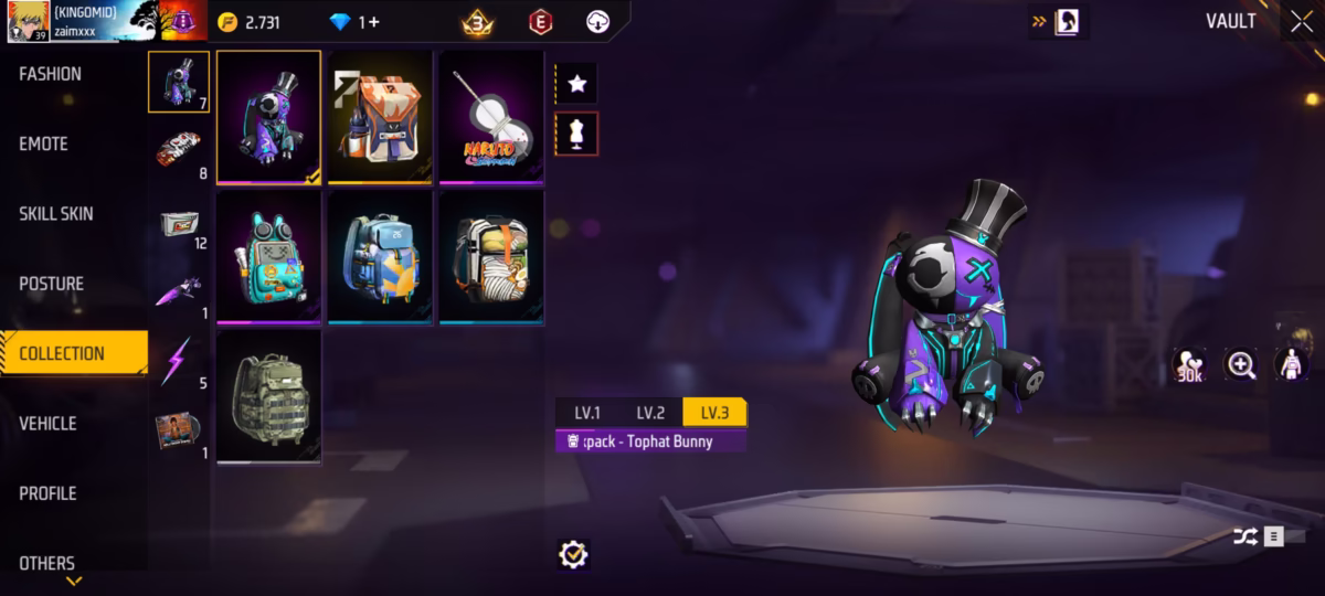 اکانت فری فایر کد 3075 - تصویر 3