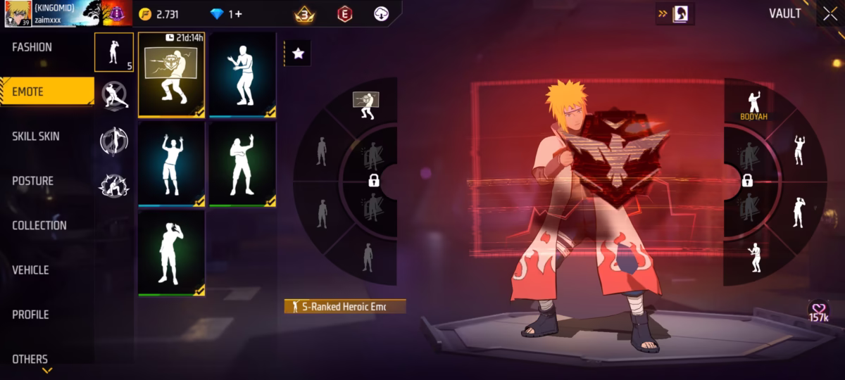 اکانت فری فایر کد 3075 - تصویر 4