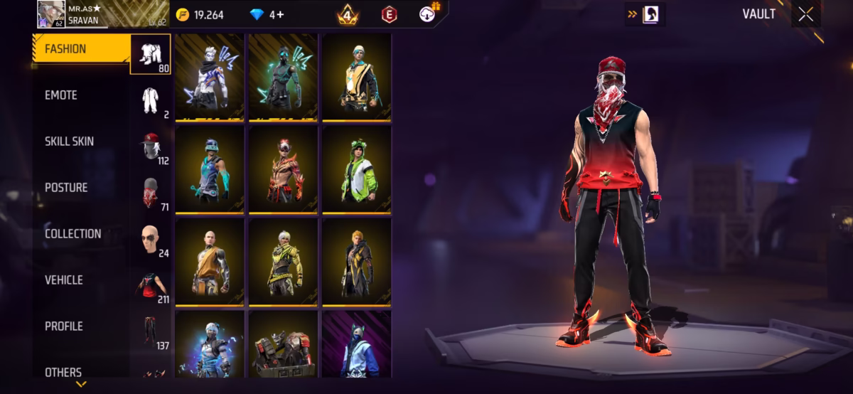 اکانت فری فایر کد 3064 - تصویر 3