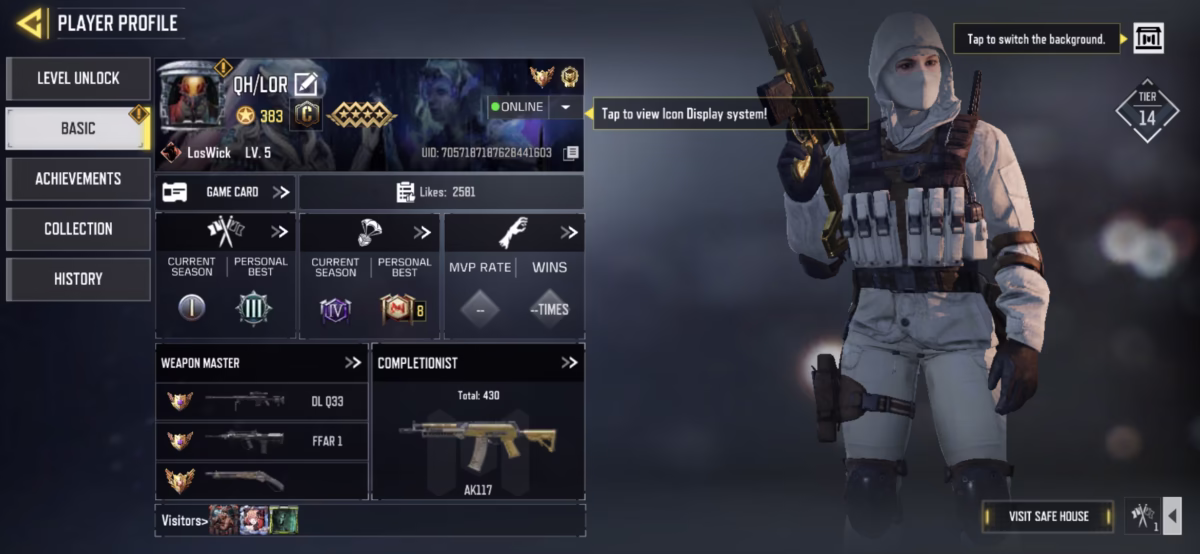 Screenshot_۲۰۲۵۱۰۱۹_۲۲۰۷۱۵_Call-of-Duty4 اکانت کالاف دیوتی موبایل کد 1485 - تصویر 1
