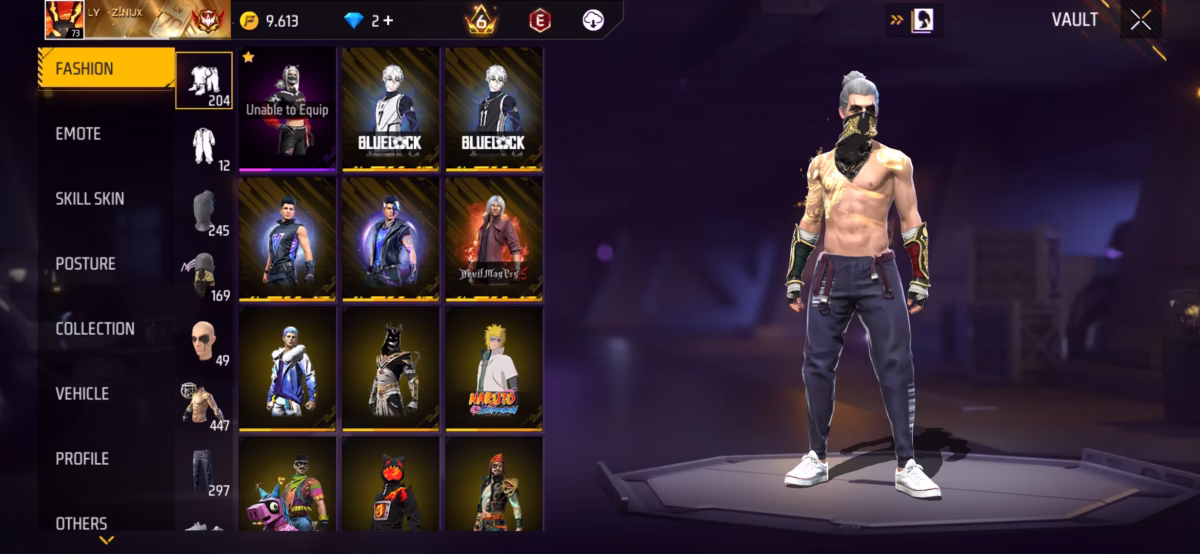 اکانت فری فایر کد 3078 - تصویر 3