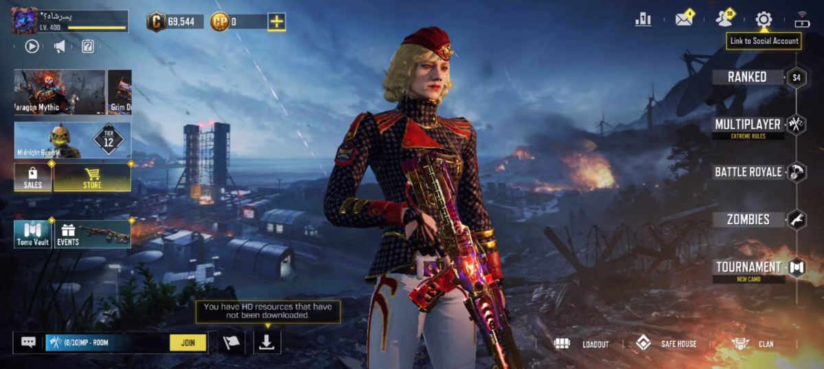 Screenshot_۲۰۲۵۱۰۲۷_۲۱۳۵۰۶_Call-of-Duty اکانت کالاف دیوتی موبایل کد 1494 - تصویر 1