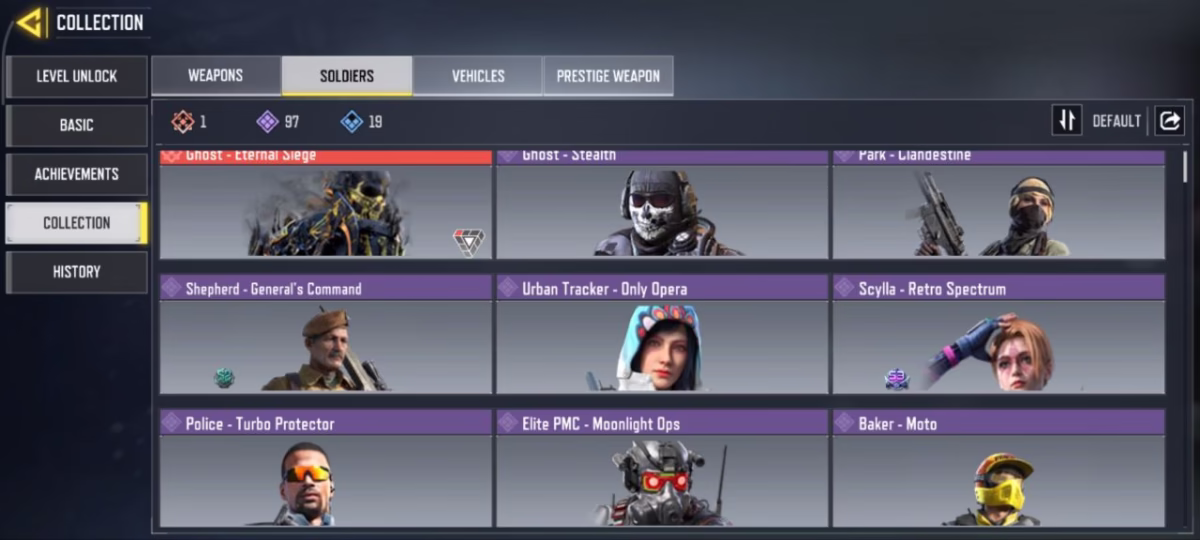 اکانت کالاف دیوتی موبایل کد 1518 - تصویر 3