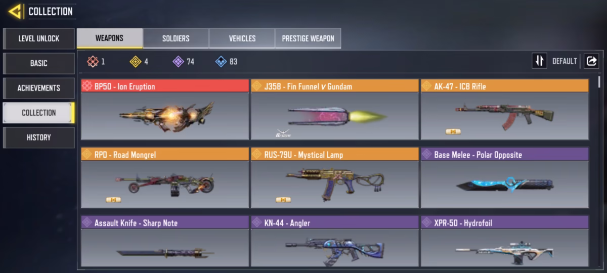 اکانت کالاف دیوتی موبایل کد 1548 - تصویر 2