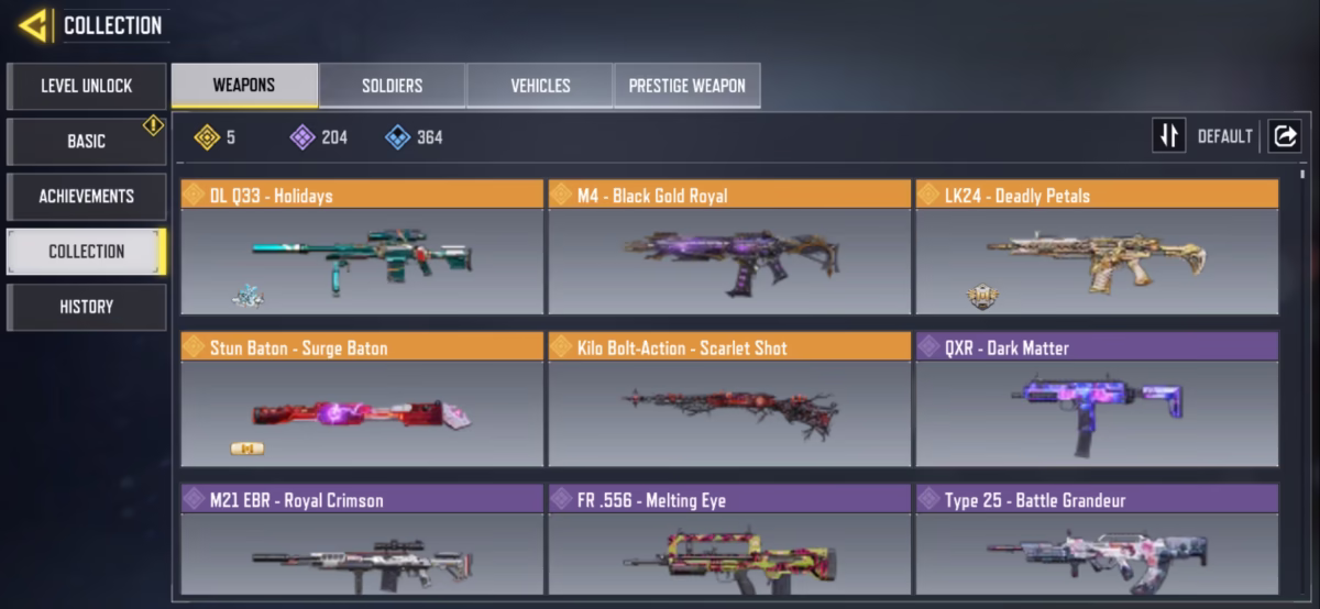 اکانت کالاف دیوتی موبایل کد 1513 - تصویر 2