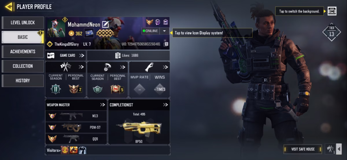 اکانت کالاف دیوتی موبایل کد 1513 - تصویر 4