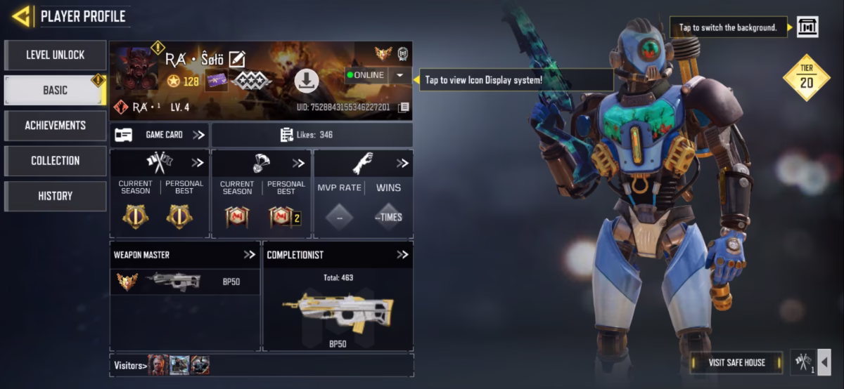 اکانت کالاف دیوتی موبایل کد 1525 - تصویر 4