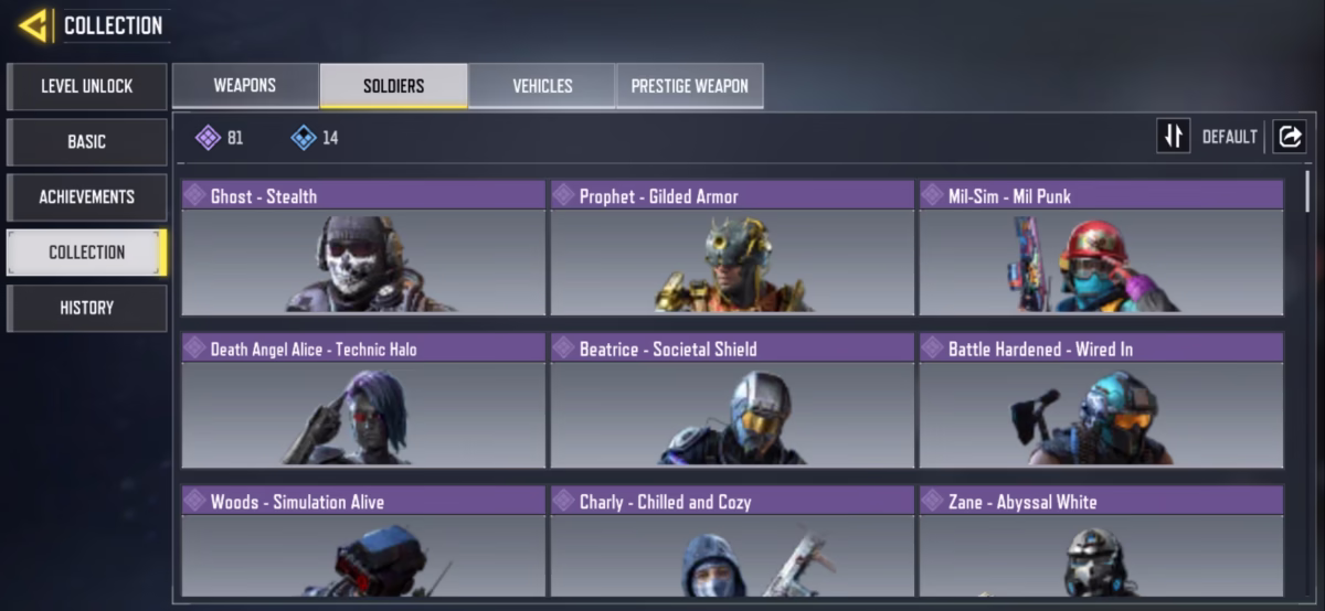 اکانت کالاف دیوتی موبایل کد 1531 - تصویر 3