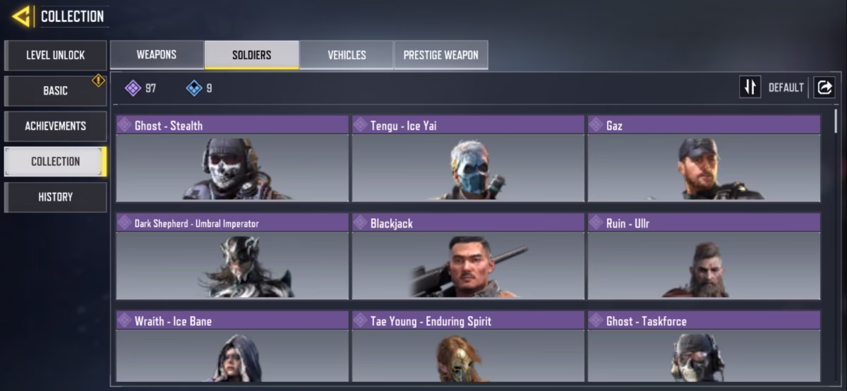 اکانت کالاف دیوتی موبایل کد 1528 - تصویر 3