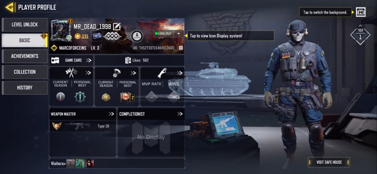 اکانت کالاف دیوتی موبایل کد 1528 - تصویر 4