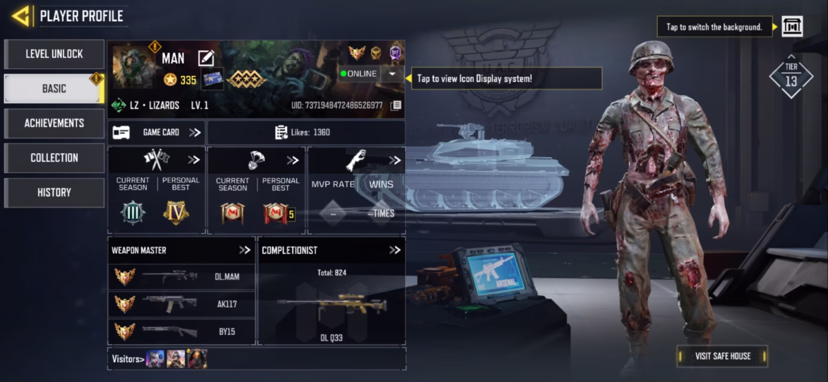 اکانت کالاف دیوتی موبایل کد 1544 - تصویر 4