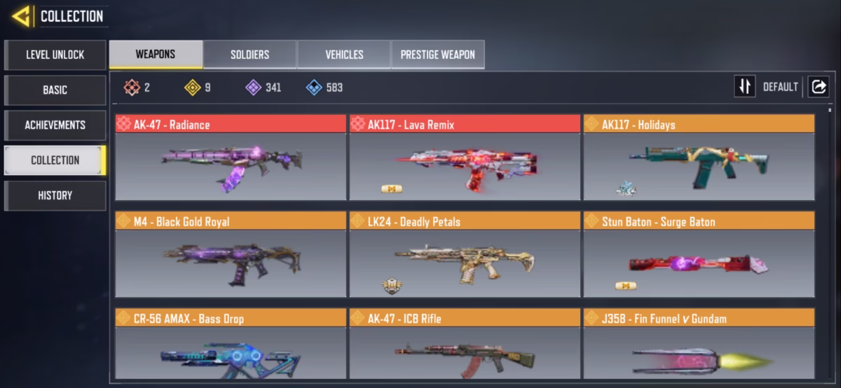 اکانت کالاف دیوتی موبایل کد 1545 - تصویر 2