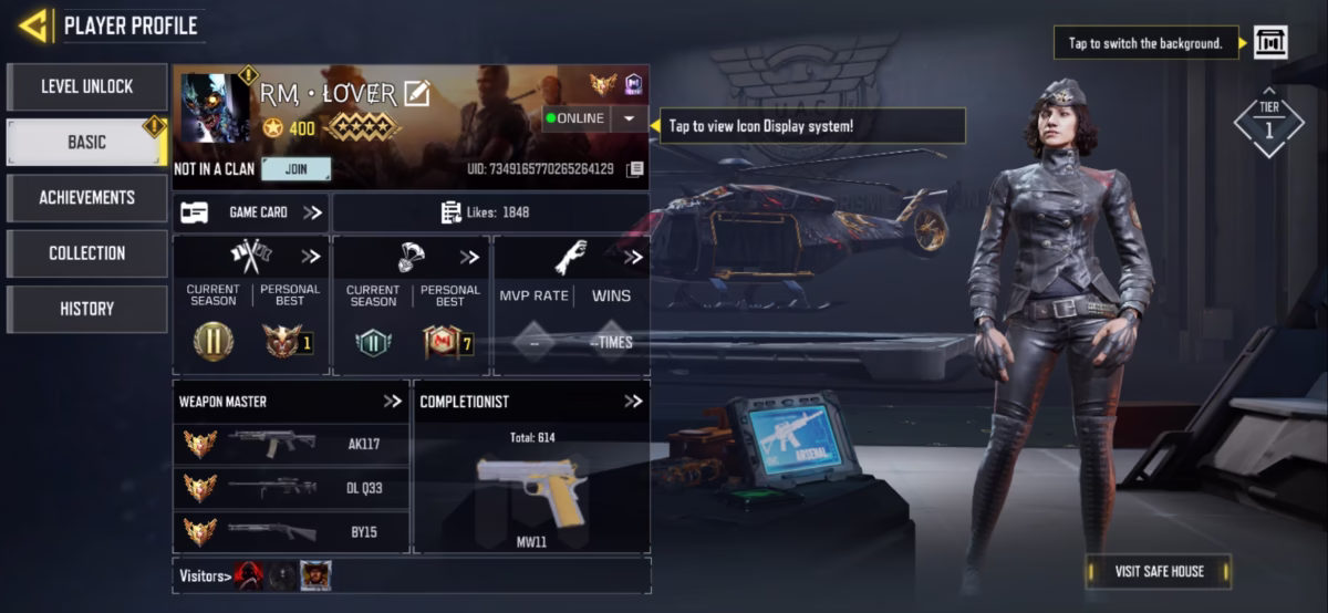 اکانت کالاف دیوتی موبایل کد 1555 - تصویر 4