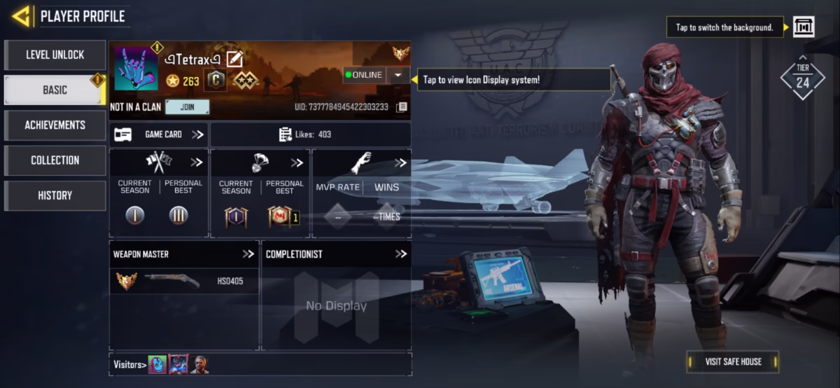 اکانت کالاف دیوتی موبایل کد 1565 - تصویر 4