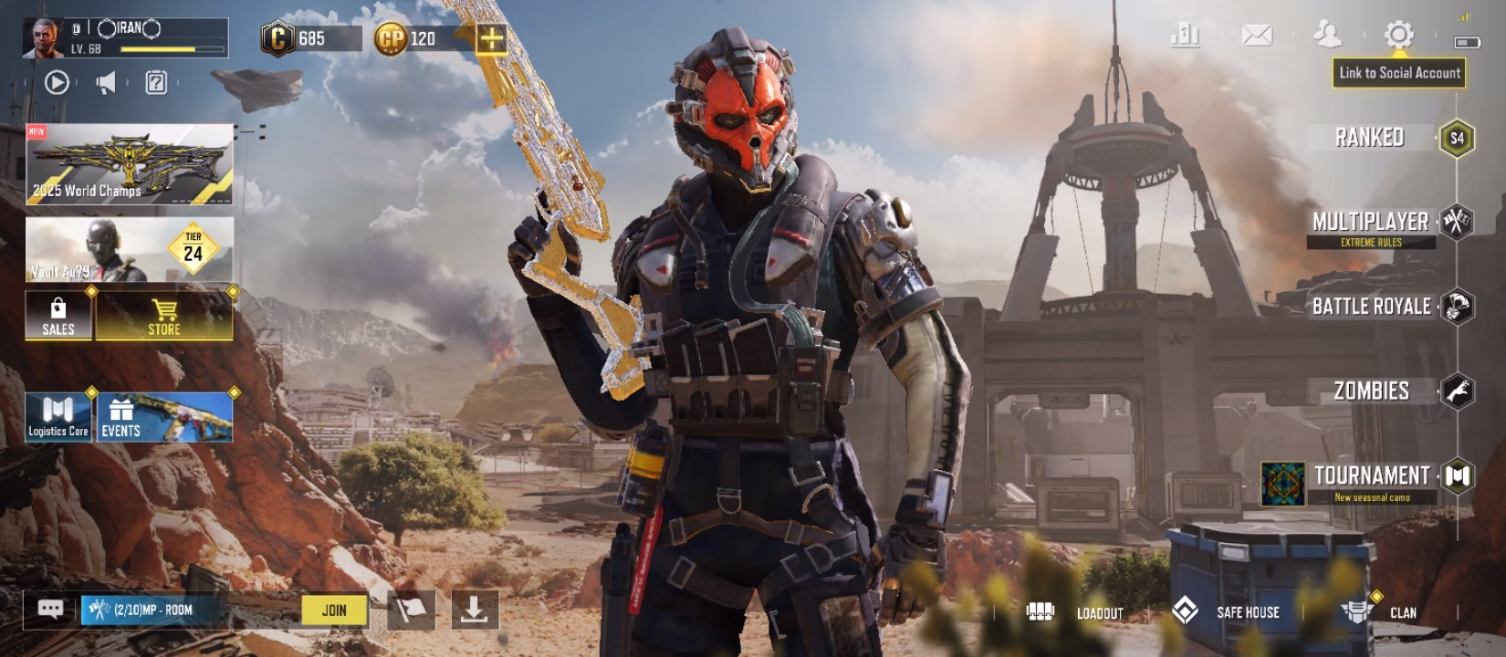 Screenshot_۲۰۲۵-۱۱-۰۹-۱۴-۱۵-۰۸-۵۷۵_com.activision.callofduty.shooter اکانت کالاف دیوتی موبایل کد 1524 - تصویر 1