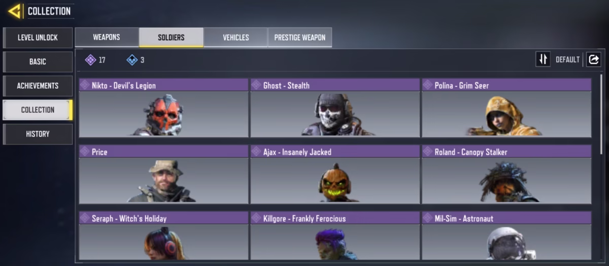 اکانت کالاف دیوتی موبایل کد 1524 - تصویر 3