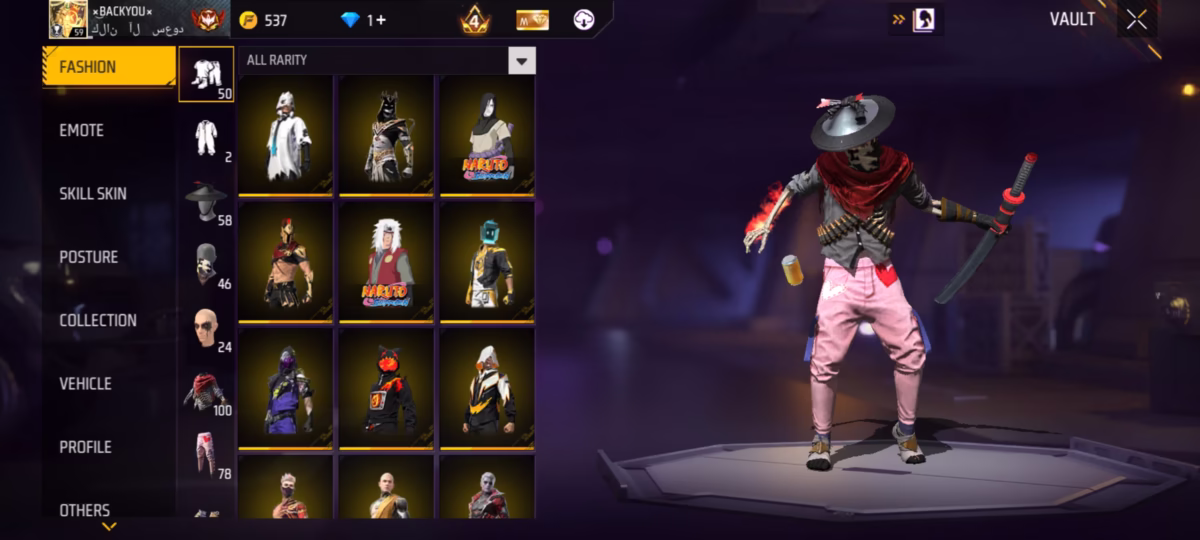 اکانت فری فایر کد 3083 - تصویر 3