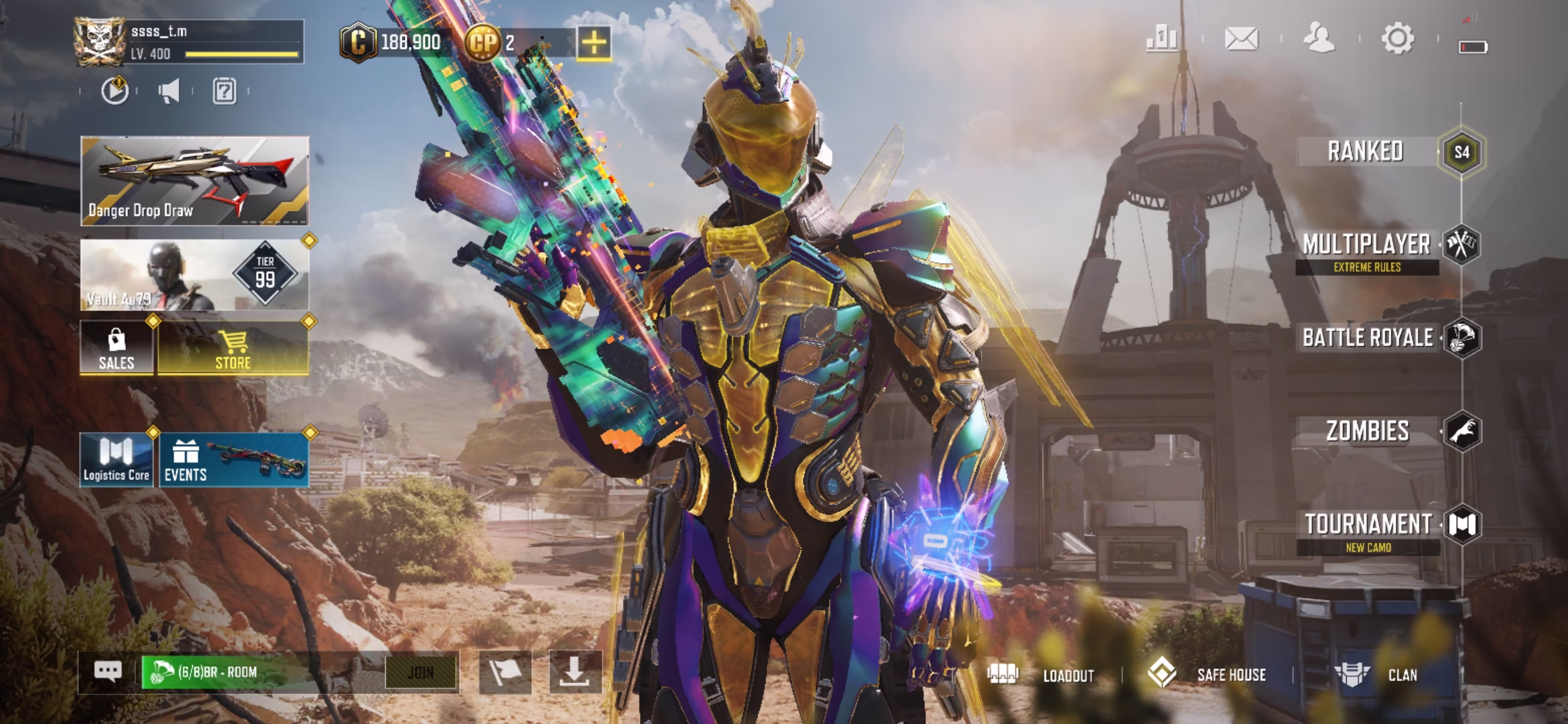 Screenshot_۲۰۲۵-۱۱-۱۹-۱۶-۰۳-۰۲-۶۹۳_com.activision.callofduty.shooter اکانت کالاف دیوتی موبایل کد 1550 - تصویر 1