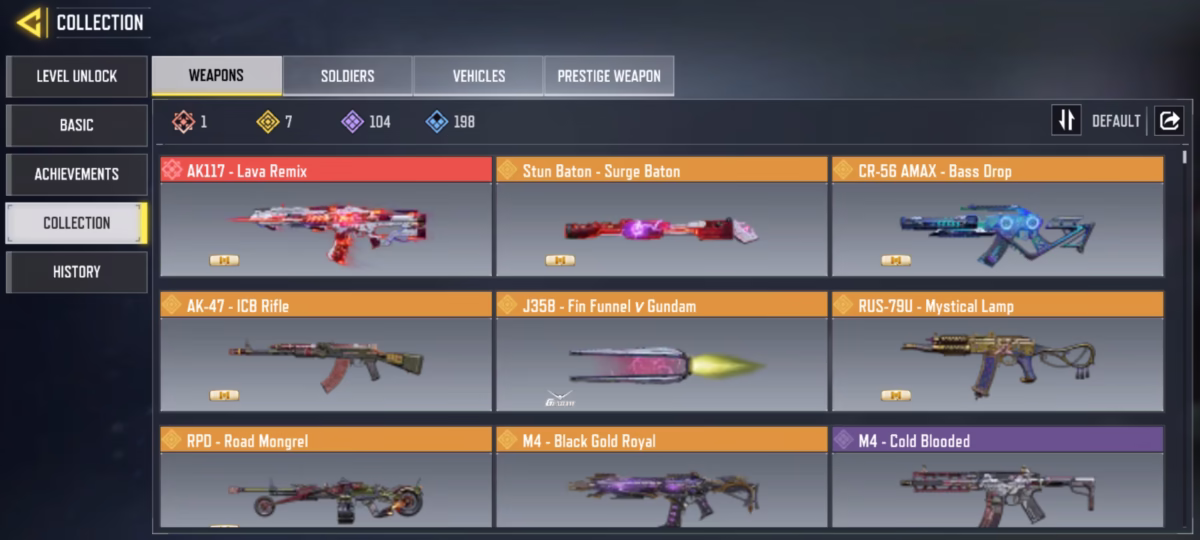 اکانت کالاف دیوتی موبایل کد 1561 - تصویر 2