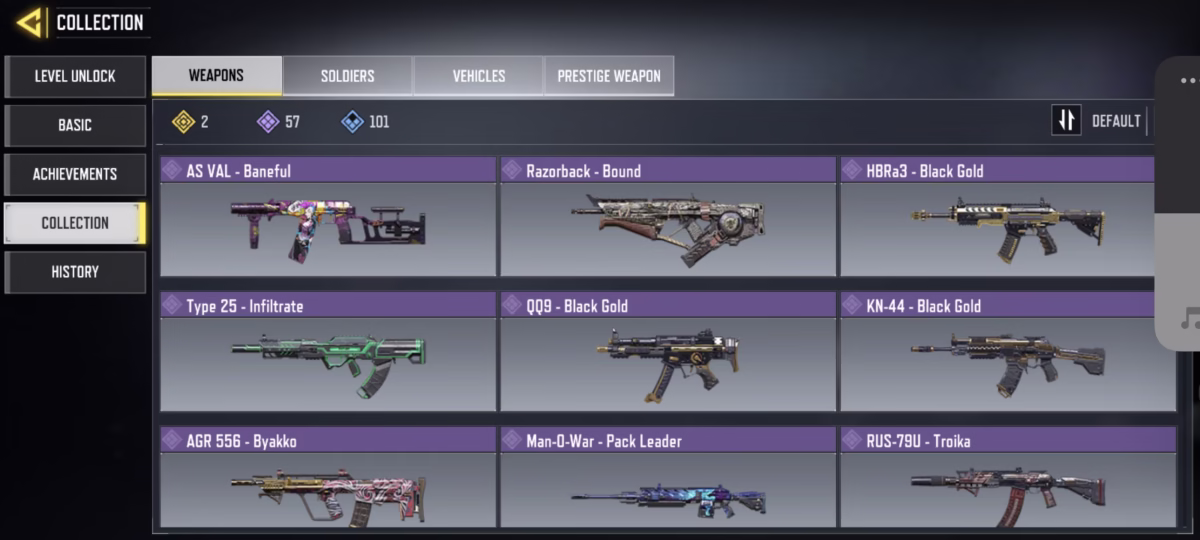 اکانت کالاف دیوتی موبایل کد 1626 - تصویر 2